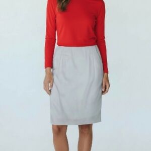 🌹Vintage PRESTON & YORK OFF WHITE SKIRT